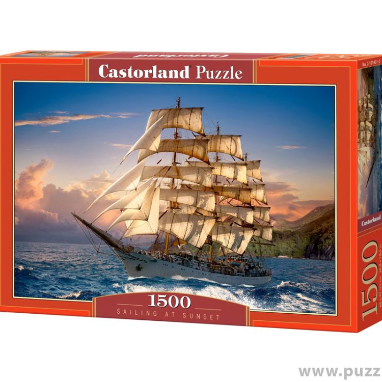 Castorland puzzle Sailing at Sunset 1500 κομμάτια (C-151431-2)
