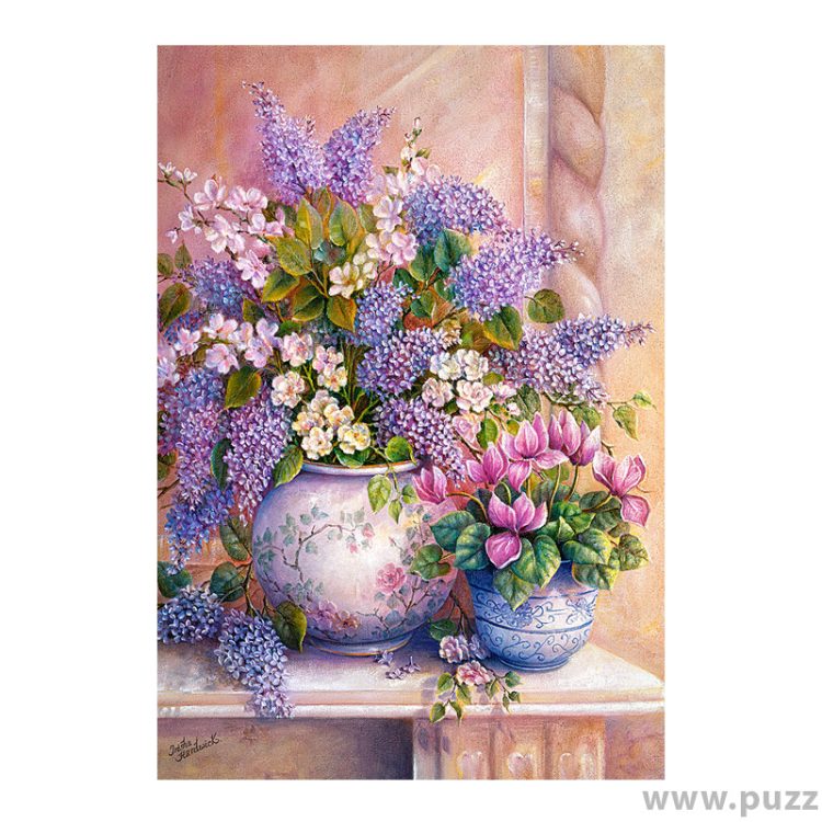 Castorland puzzle Hardwick: Lilac Flowers 1500 κομμάτια (C-151653-2)