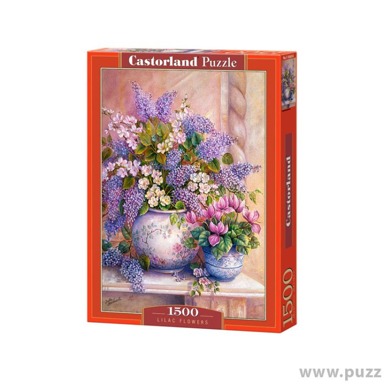 Castorland puzzle Hardwick: Lilac Flowers 1500 κομμάτια (C-151653-2)