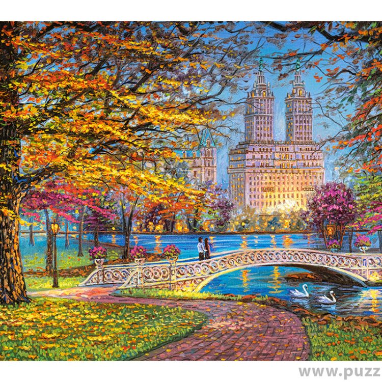 Castorland puzzle Autumn Stroll Central Park 1500 κομμάτια (C-151844-2)