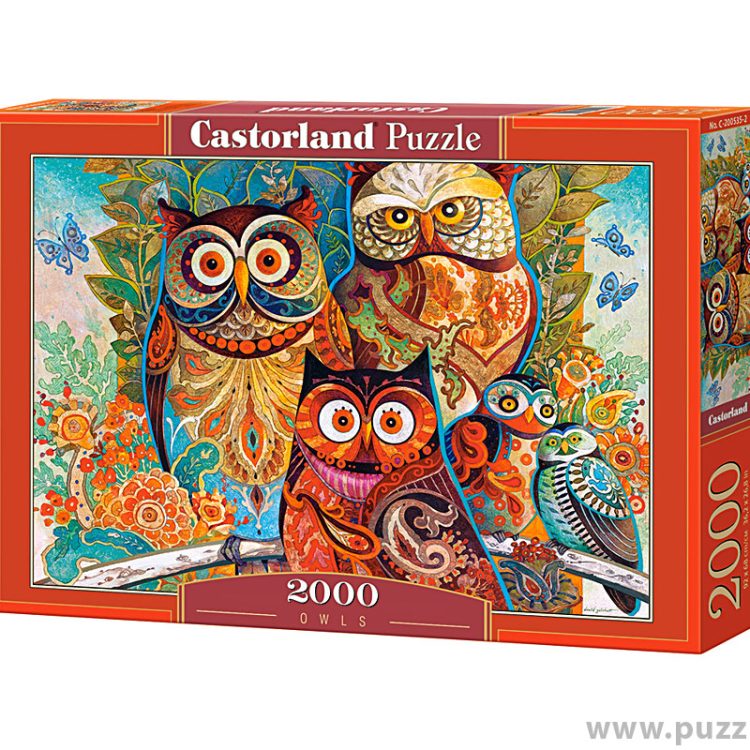 Castorland puzzle Owls 2000 κομμάτια (C-200535-2)