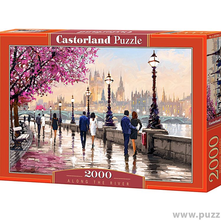 Castorland puzzle Along the River 2000 κομμάτια (C-200566-2)