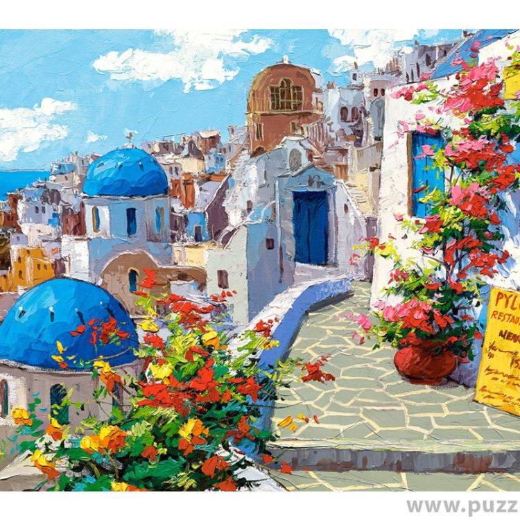 Castorland puzzle Spring in Santorini 2000 κομμάτια (C-200603-2)