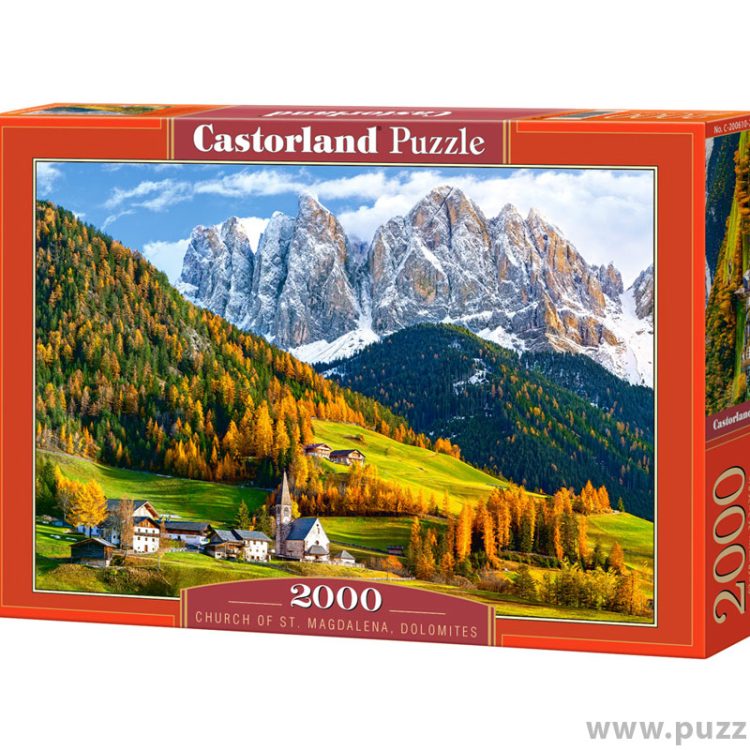 Castorland puzzle Church of St. Magdalena, Dolomites 2000 κομμάτια (C-200610-2)