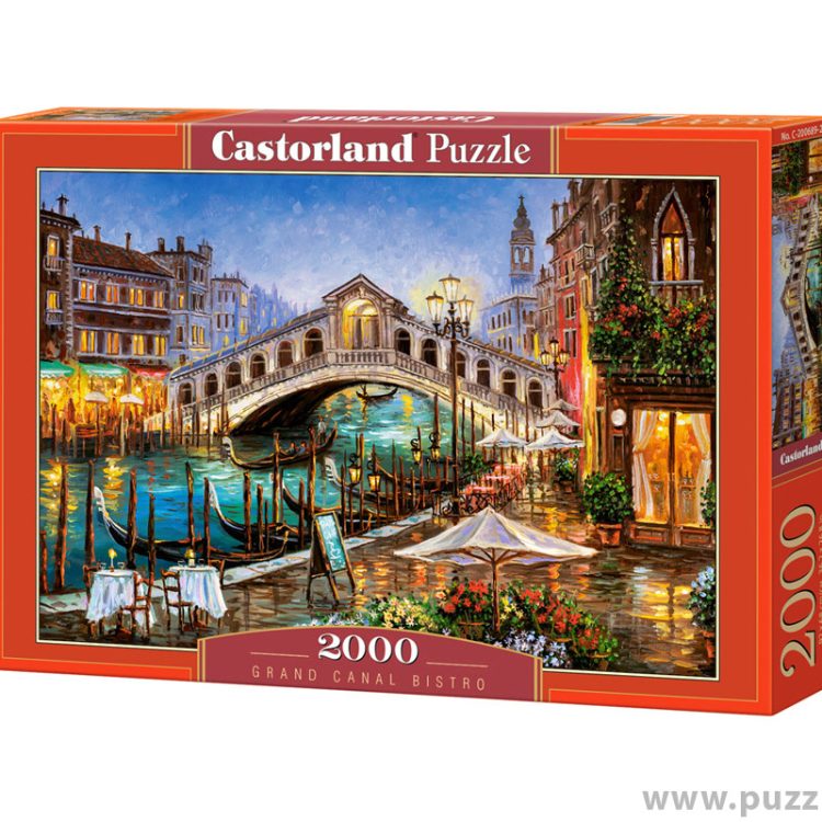 Castorland puzzle Grand Canal Bistro 2000 κομμάτια (C-200689-2)