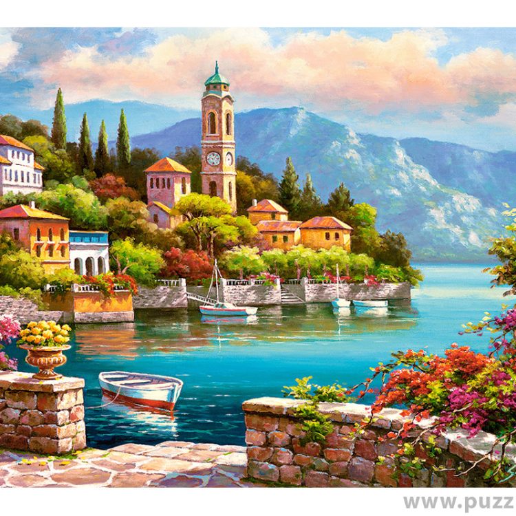 Castorland puzzle Village Clock Tower 2000 κομμάτια (C-200696-2)