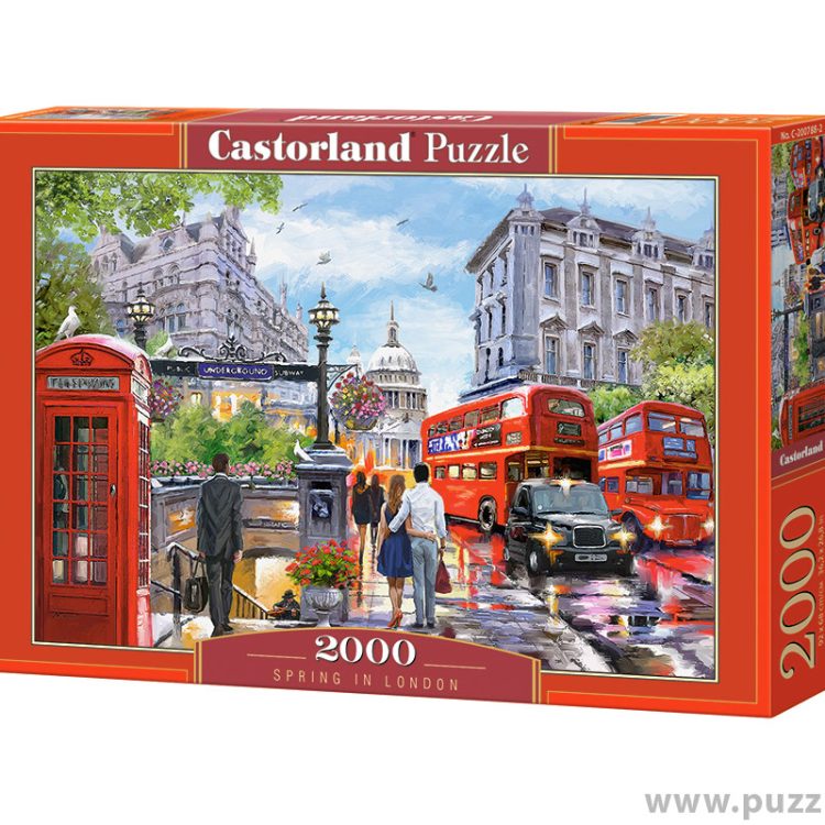 Castorland puzzle Spring in London 2000 κομμάτια (C-200788-2)