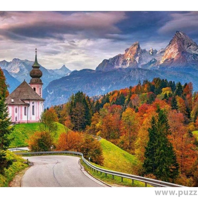 Castorland puzzle Rian Alps,Germany / Autumn In Bavarian Alps, Germany 2000 κομμάτια (C-200795)
