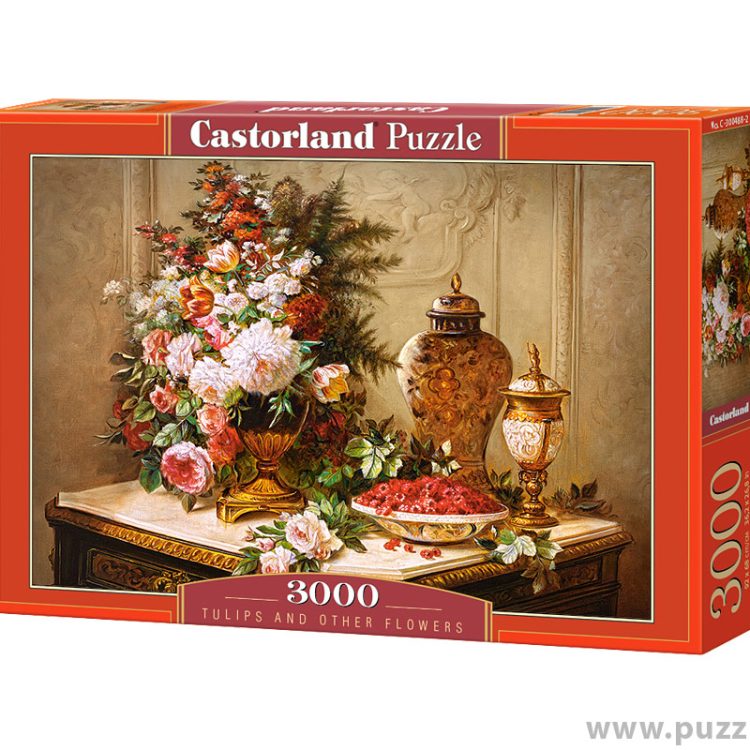 Castorland puzzle Tulips and other Flowers 3000 κομμάτια (C-300488-2)