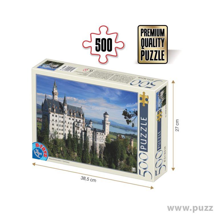 D-Toys puzzle Neuschwanstein, Bayern 500 κομμάτια