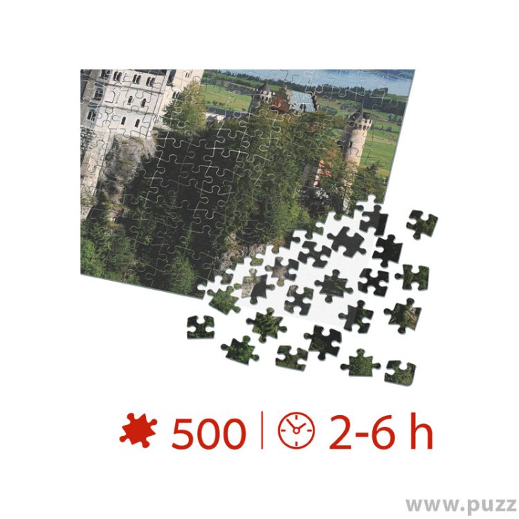D-Toys puzzle Neuschwanstein, Bayern 500 κομμάτια