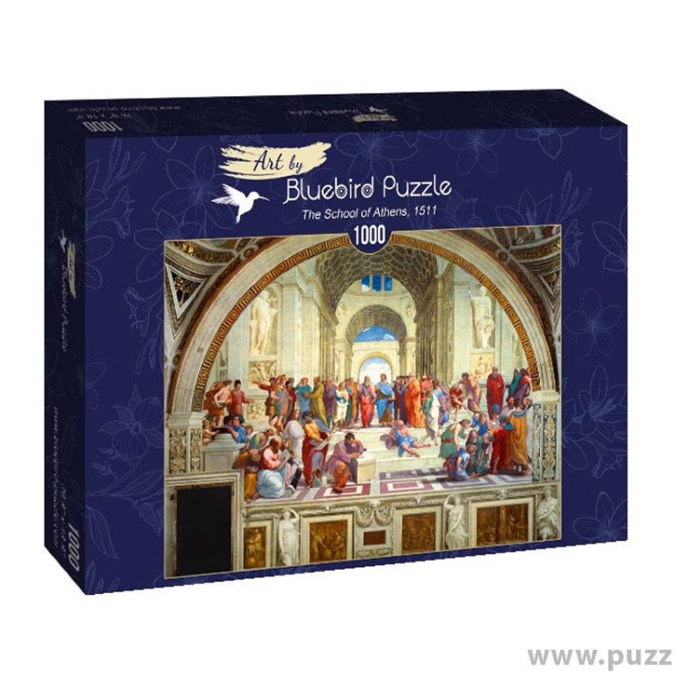 Bluebird puzzle Raphael - The School of Athens, 1511 1000 κομμάτια