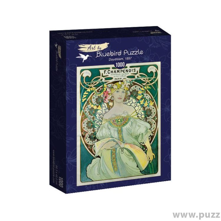 Bluebird puzzle Mucha - Daydream, 1897 1000 κομμάτια