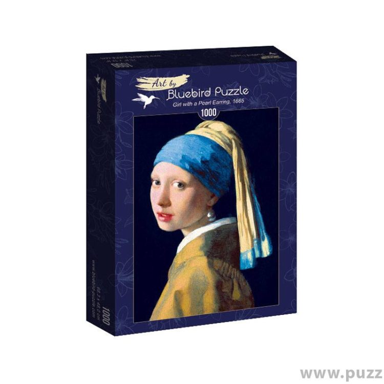 Bluebird puzzle Vermeer- Girl with a Pearl Earring, 1665 1000 κομμάτια