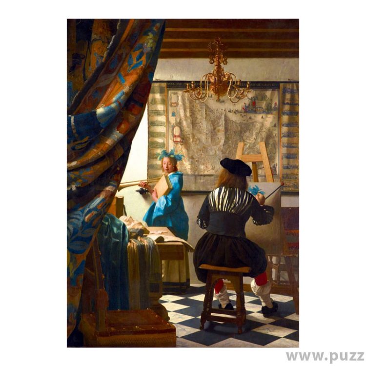 Bluebird puzzle Johannes Vermeer - Art of Painting, 1668 1000 κομμάτια