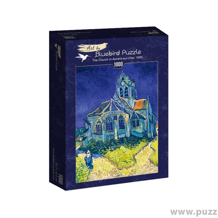 Bluebird puzzle Vincent Van Gogh - The Church in Auvers-sur-Oise, 1890 1000 κομμάτια