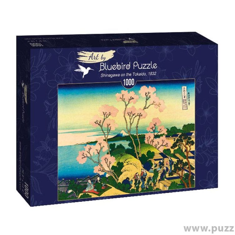 Bluebird puzzle Katsushika Hokusai - Shinagawa on the Tokaido, 1832 1000 κομμάτια