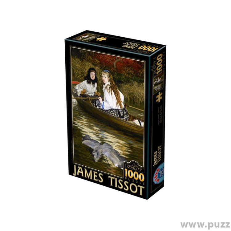 D-Toys puzzle James Tissot - On the Thames, A Herón 1000 κομμάτια
