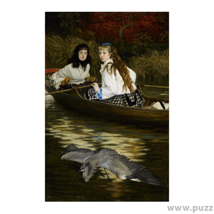 D-Toys puzzle James Tissot - On the Thames, A Herón 1000 κομμάτια