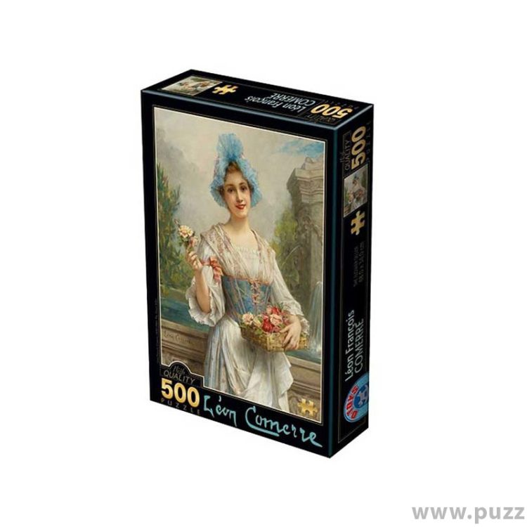 D-Toys puzzle Leon Comerre - The Flower Seller 500 κομμάτια