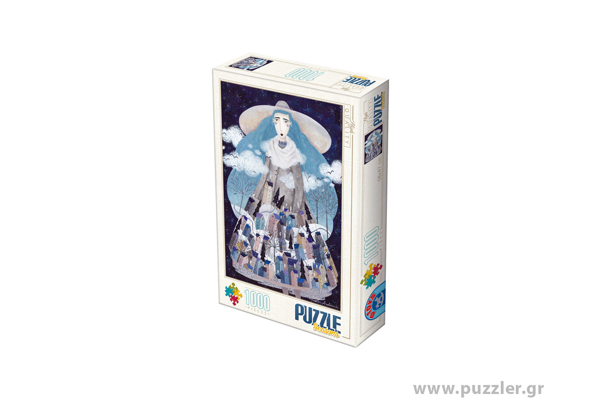 D-Toys puzzle Andrea Kürti - Winter 1000 κομμάτια