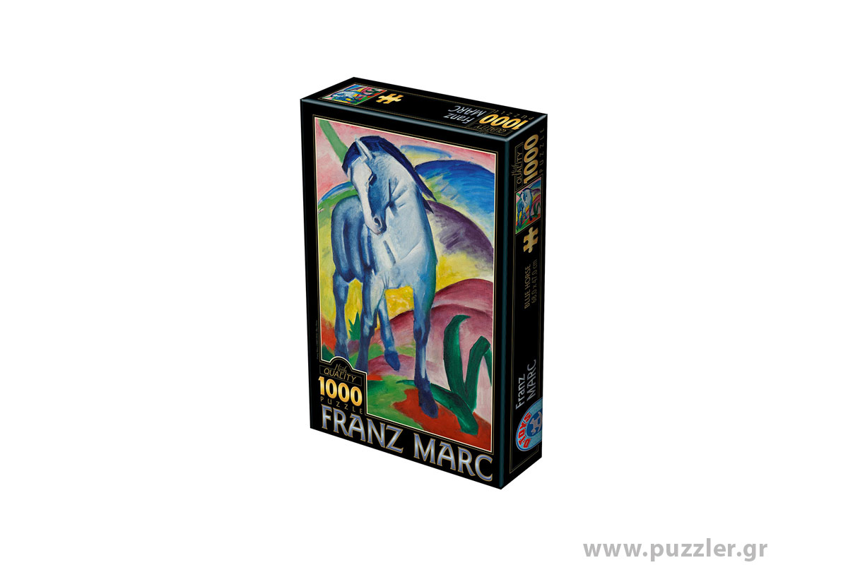 D-Toys puzzle Franz Marc - Blue Horse 1000 κομμάτια