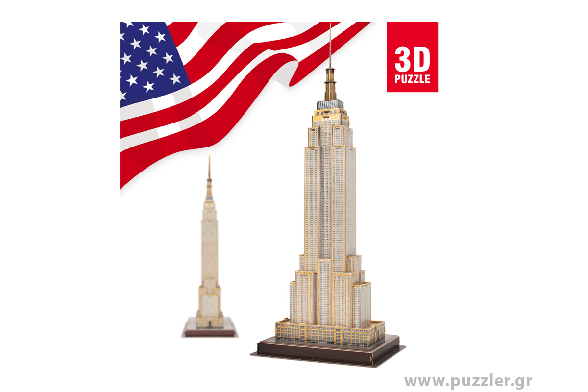 Cubic Fun 3D Puzzle C246h Empire State Building 54 κομμάτια